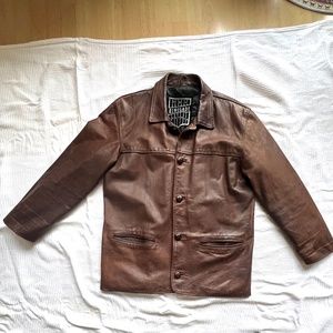 Mens Multi Seasonal Leather Coat